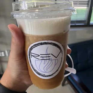 Cold brew with vanilla cold foam