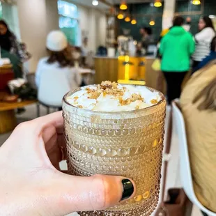 Seasonal Drink! Praline Dream. (instagram: @diningwithkels)