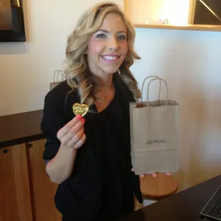 Nicole making sure we are taken care of