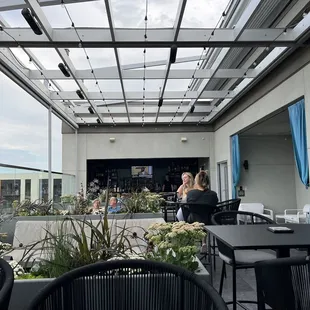 Looking toward bar from the back