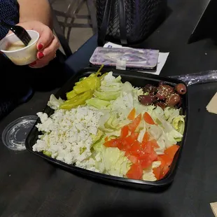 Mediterranean salad - still tasty - very fresh  5-5-23