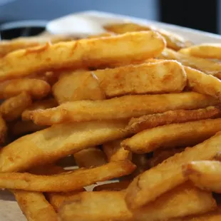 a pile of french fries