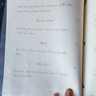 Drink Menu 7
