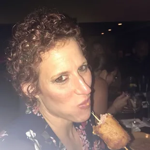 Creole Crawfish Corn Dog