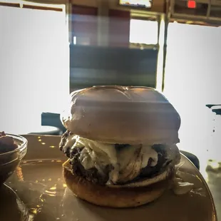 Drunken Mushroom Burger