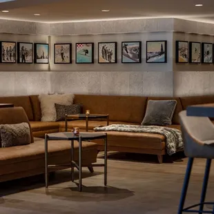 seating and bar area