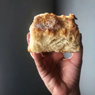 Biscuits from Scratch. Next step is sandwiching eggs, cheese and sausage. For a breakfast WIN