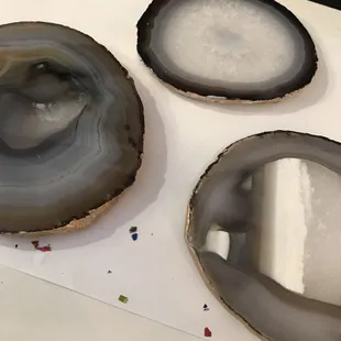 Agate coasters