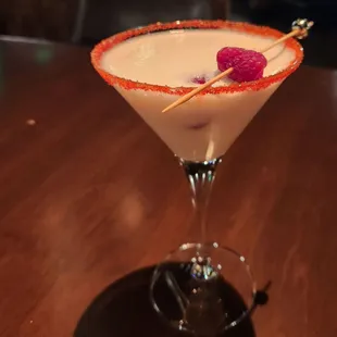 Strawberry Raspberry Martini