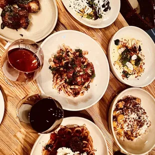 every pasta dish on the menu. yup.