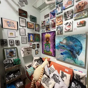 Only a small section of the store.