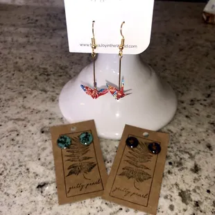 Unique earrings, very reasonably priced