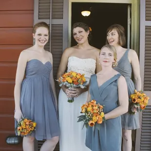 Beautiful bridal party