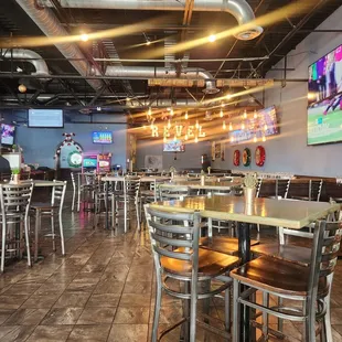 the interior of a restaurant