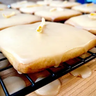 Meyer Lemon Shortbread Cookie