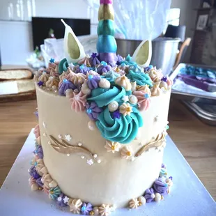 Custom Unicorn Cake