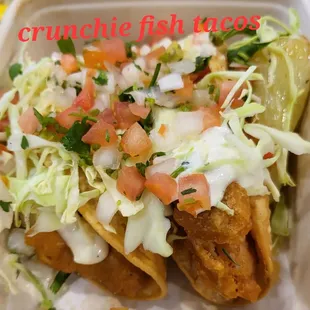 Crunchie fish taco