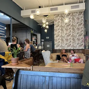 people sitting at a table