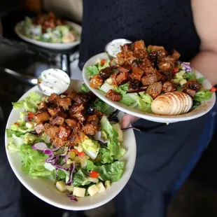 BBQ Chop Salad with Brisket Burnt Ends