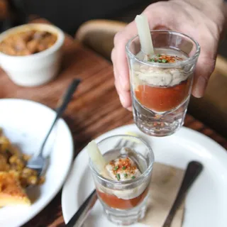 Cold-Smoked Oyster Shooter