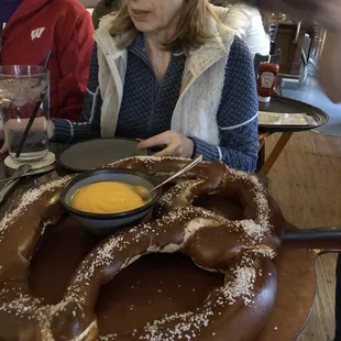 Giant pretzel