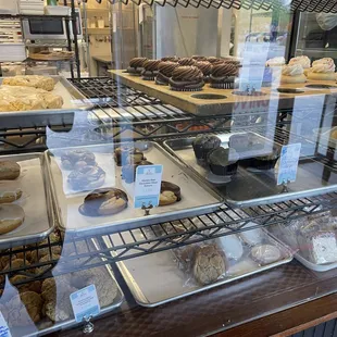 a variety of baked goods