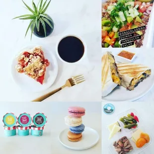 Locally sourced goodies rotate daily