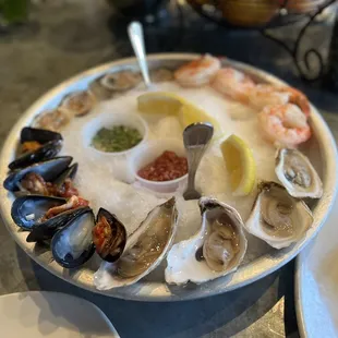 Seafood platter