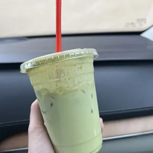 Matcha latte that tastes like a cookie