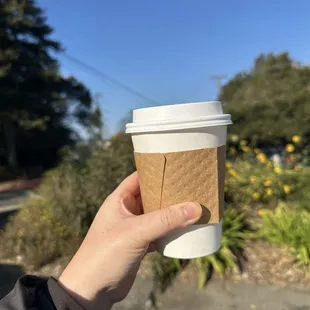 Lavender honey latte