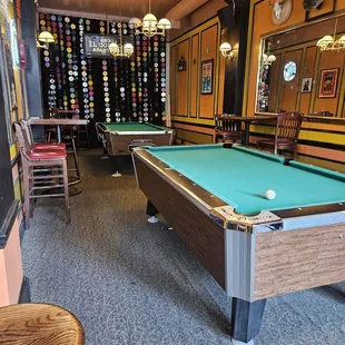 Also a pool table here!