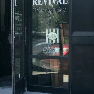 Front door @ Revivial