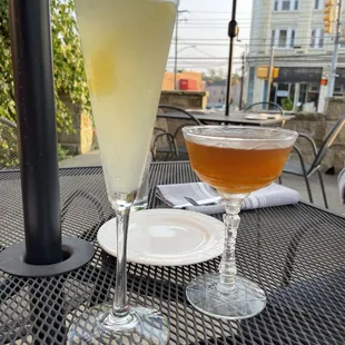 Cocktails on the patio