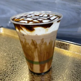 Brown Sugar Cheese Foam Milk Tea