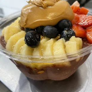 Acai Bowl with Peanut Butter
