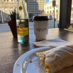 a plate of food on a table