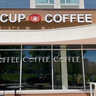 Front of the coffee shop