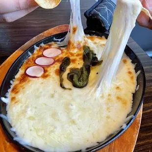 Queso Fundido. Dinner 4/23/2022