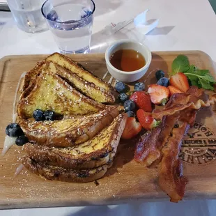 French toast platter.