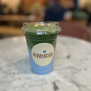a green smoothie