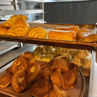 Croissants, banana muffins, kolaches and more!