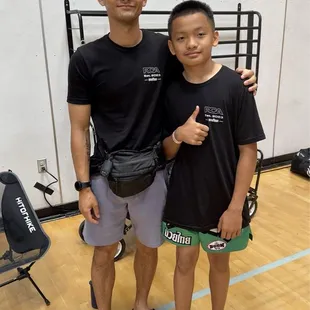 Coach Jamie and sonny jr at MDL