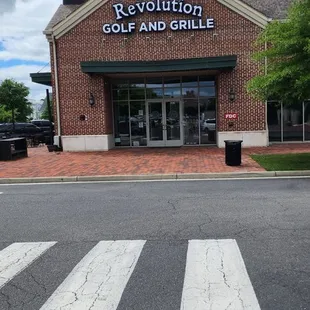 outside