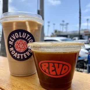 Nitro Cold Brew and Butterscotch Latte