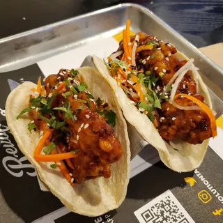 Fried Sweet And Sour Chicken Tacos