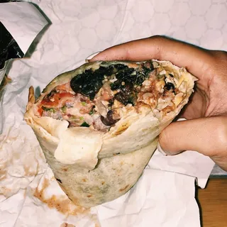 Smoked Mushroom Burrito