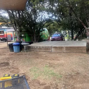 Outdoor stage