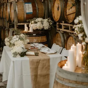 Wedding in our Cellar Event Space