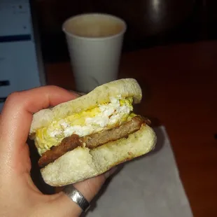 $7 breakfast sammy!