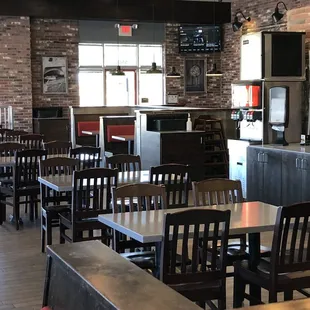 The inside of the restaurant